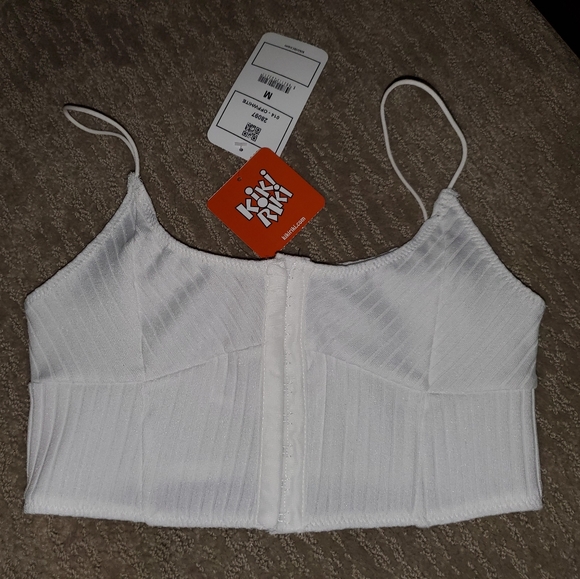 Kiki Riki HAD ENOUGH CROP CAMI - Picture 4 of 11